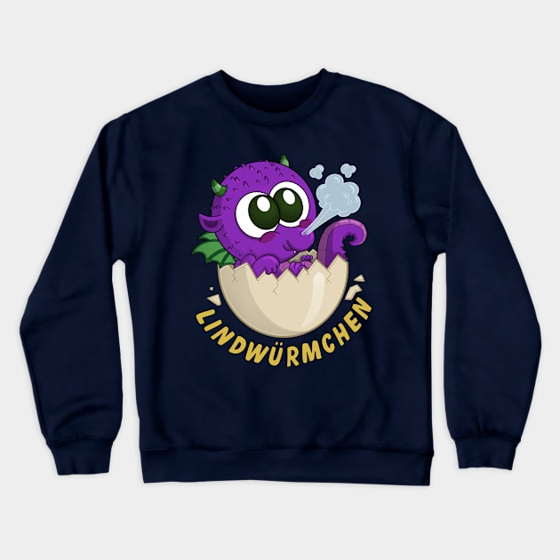 Lindworm Crewneck Sweatshirt by Queenmob